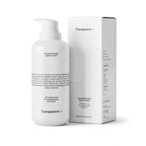 Transparent Lab AHA Smoothing Body Lotion Kūno losjonas su 10% glikolio rūgštimi 400ml