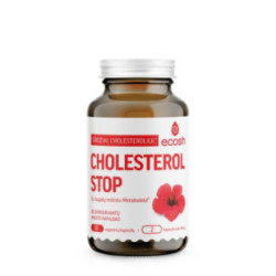Ecosh Cholesterol Stop Food Supplement Maisto papildas cholesteroliui mažinti 60 kapsulių