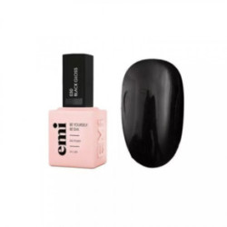 E.Mi Gel Polish Black Gloss Gelinis nagų lakas 9ml