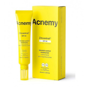 Acnemy Zitcontrol Blemish Control Moisturizer SPF50 Kremas aknės paveiktai odai su apsauga 40ml