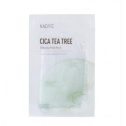 NACIFIC Cica Tea Tree Relaxing Mask Atpalaiduojanti lakštinė veido kaukė 30g