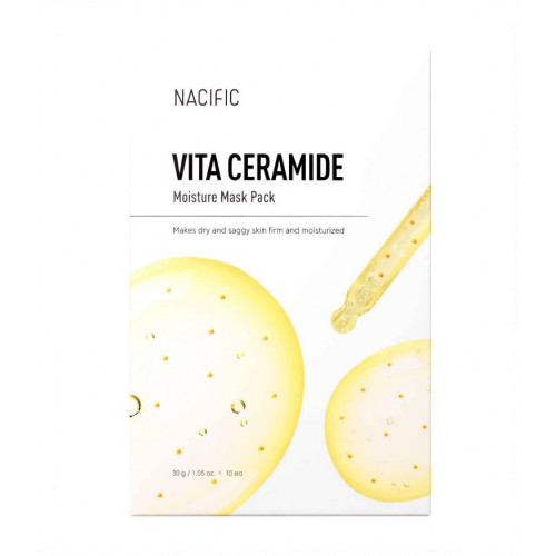 NACIFIC Vita Ceramide Moisture Mask Drėkinanti lakštinė veido kaukė 30g