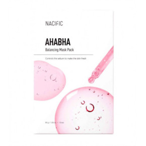 NACIFIC AHA/BHA Balancing Mask Balansuojanti lakštinė veido kaukė 30g