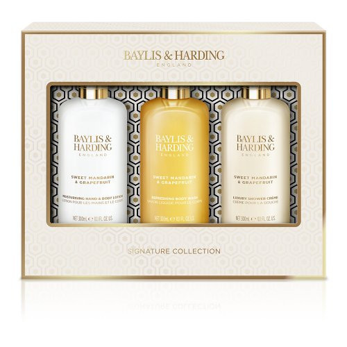 Baylis & Harding Sweet Mandarin & Grapefruit Luxury Bathing Essentials Gift Set Prabangus kūno priežiūros priemonių rinkinys