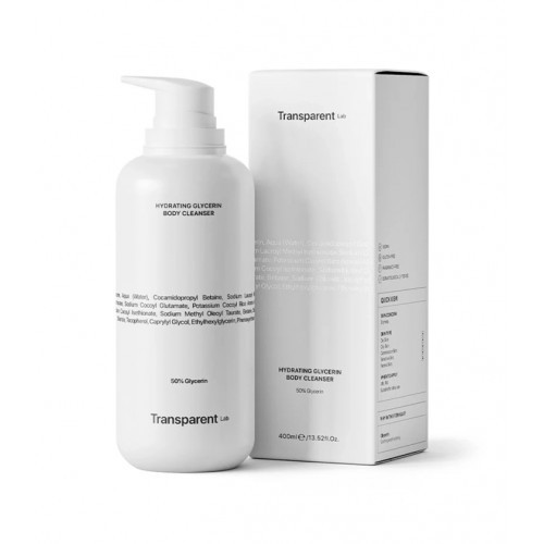 Transparent Lab Hydrating Glycerin Body Cleanser Drėkinantis kūno prausiklis su glicerinu 400ml