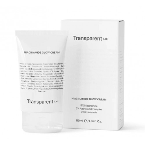 Transparent Lab Niacinamide Glow Cream Kremas su niacinamidu 50ml