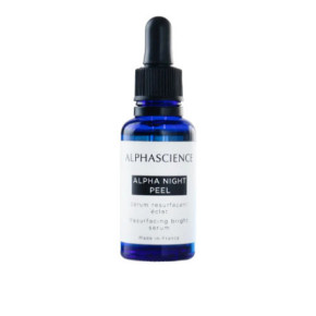 Alphascience Alpha Night Peel Serum Atnaujinamasis, skaistinamasis serumas nakčiai 30ml