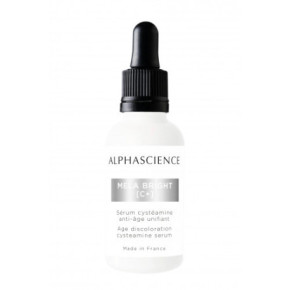 Alphascience Mela Bright C+ Age Discoloration Cysteamine Serum Cisteamino serumas nuo pigmentinių dėmių 30ml