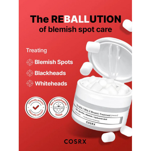 COSRX The AHA 2 BHA 2 Blemish Treatment Serum Serumas problematiškai odai 50g