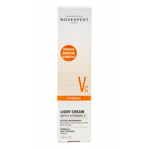 Novexpert Light Cream With Vitamin C Lengvas veido kremas su vitaminu C 40ml