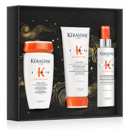 Kerastase Nutritive Holiday Gift Set 2024 Drėkinamasis plaukų priemonių rinkinys