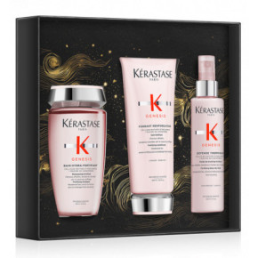 Kerastase Genesis Holiday Gift Set 2024 Plaukus stiprinantis rinkinys nuo plaukų lūžinėjimo