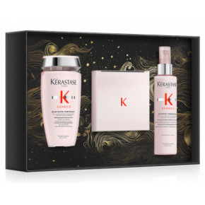 Kerastase Genesis Mask Holiday Gift Set 2024 Plaukus stiprinantis rinkinys nuo plaukų lūžinėjimo