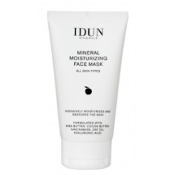 IDUN Moisturizing Face Mask Drėkinanti veido kaukė su niacinamidu ir hialurono rūgštimi 75ml