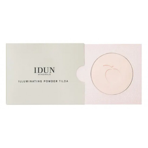 IDUN Illuminating Mineral Powder Tilda Kompaktinė pudra suteikianti švytėjimo 3.5g