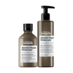 L'Oréal Professionnel Glacial Utopia Absolut Repair Molecular DUO Plauko struktūrą atstatančių priemonių rinkinys