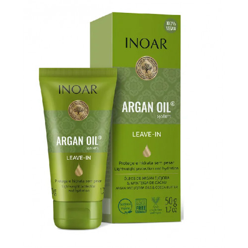 Inoar Argan Oil Leave-in Nenuplaunamas balzamas su argano aliejumi 250ml