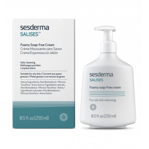 Sesderma Salises Foamy Soap-free Cream Bemuilis putojantis prausiklis 250ml