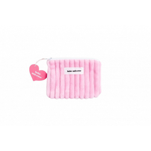 Babe Universe Baby Pink Pouch S Rankų darbo kosmetinė Pink