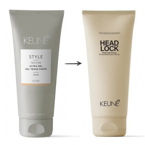 Keune STYLE Head Lock Žvilgesio suteikianti želė 200ml