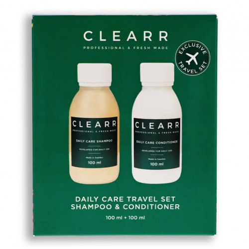 CLEARR Daily Care Travel Set Kasdienis plaukų, kelioninis rinkinys 2x100ml