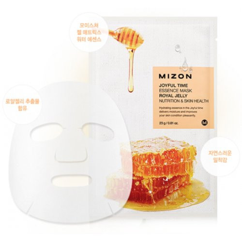 Mizon Joyful Time Essence Mask Royal Jelly Veido kaukė su bičių pikiu 23g