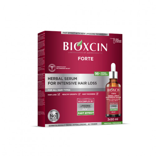 Bioxsine Dermagen Forte Serum Serumas nuo plaukų slinkimo 3x50ml