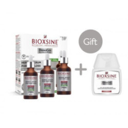 Bioxcin (Bioxsine) Dermagen Kit Serumas nuo plaukų slinkimo + šampūnas nuo plaukų slinkimo riebiems plaukams