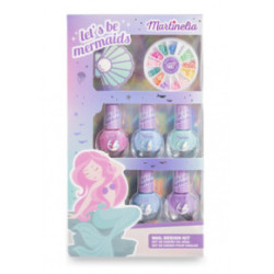 Martinelia Let's Be Mermaids Nail Design Kit Nagų priemonių rinkinys mergaitėms