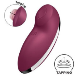 Satisfyer Tap and Climax 2 Vibrator Klitorinis vibratorius - stimuliatorius Blue