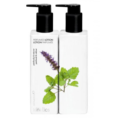 Kinetics Hand & Body Lotion Patchouly & Vetiver Parfumuotas losjonas rankoms ir kūnui su pačiuliais ir vetiverijomis 250ml