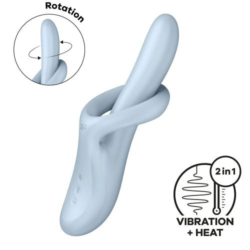 Satisfyer Heat Flex 4 Vibratorius Blue