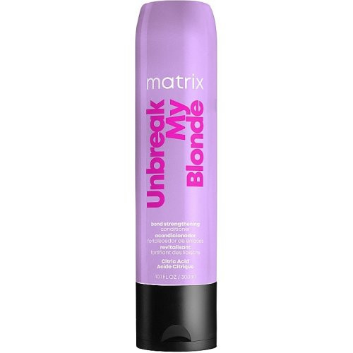 Matrix Total Results Unbreak My Blonde Stiprinantis kondicionierius su citrinų rūgštimi 300ml