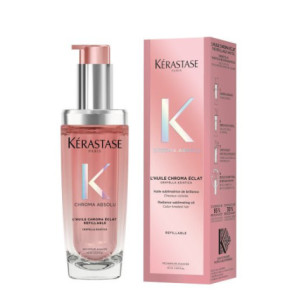 Kerastase L'Huile Chroma Éclat Radiance Hair Oil Dažytų plaukų aliejus 75ml