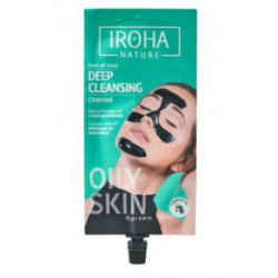 IROHA Black Peel Off Detox Detoksikuojanti veido kaukė su anglimi, nuplėšiama