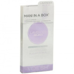 VOESH Waterless Mani In A Box 3 in 1 Lavander Relieve Procedūra rankoms su levandų ekstraktu Rinkinys