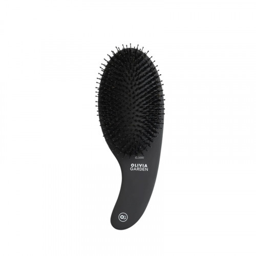 Olivia Garden Expert Care Curve Boar & Nylon Bristles Brush Plaukų šepetys