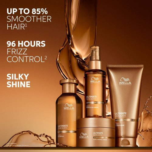 Wella Professionals Ultimate Smooth Shampoo Maitinantis šampūnas su skvalanu ir omega-9 250ml