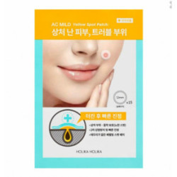 Holika Holika AC Mild Yellow Spot Patch Spuogų pleistrai 15vnt