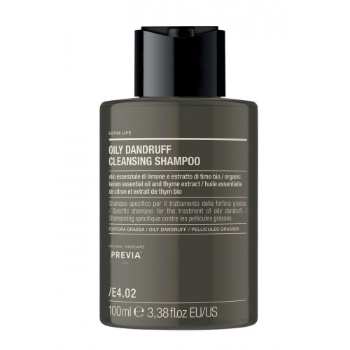 PREVIA Extra Life Oily Dandruff Cleansing Shampoo Šampūnas riebioms pleiskanoms 350ml