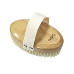 Nuum Cosmetics Dry Exfoliating Body Brush Vidutinio stiprumo masažinis kūno šepetys 1vnt.