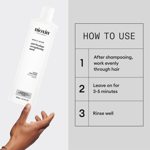 Nioxin Anti-Breakage Strengthening Mask Nuo plaukų lūžinėjimo apsauganti kaukė 150ml