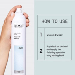 Nioxin Strong Hold Hairspray Stiprios fiksacijos plaukų lakas 300ml