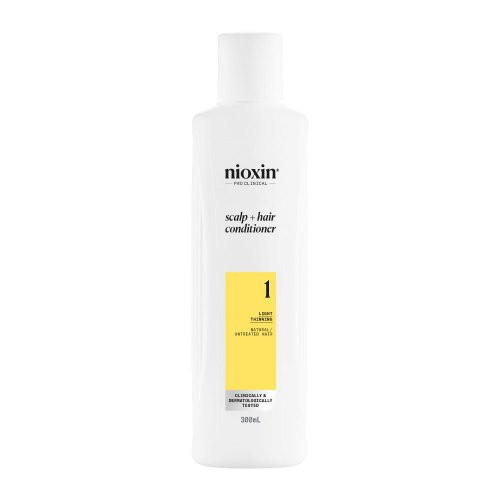 Nioxin System 1 Conditioner Galvos odos ir plaukų kondicionierius nestipriai retėjantiems plaukams 300ml