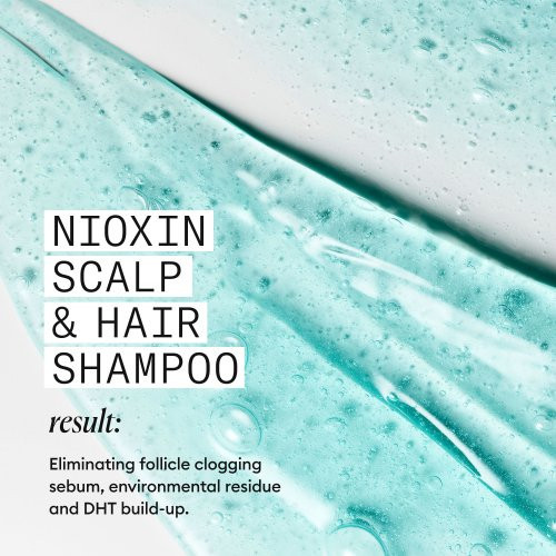 Nioxin System 3 Shampoo Galvos odos ir plaukų šampūnas nestipriai retėjantiems plaukams 300ml