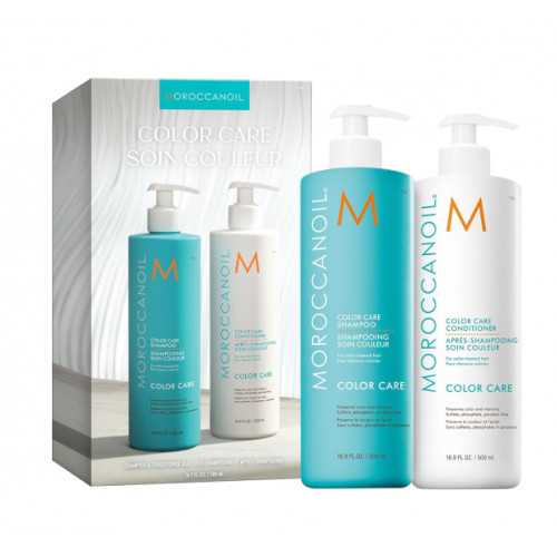 Moroccanoil Color Care Shampoo & Conditioner Duo Rinkinys dažytiems plaukams