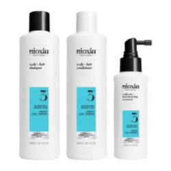 Nioxin System 3 Kit Plaukų priežiūros produktų rinkinys nestipriai retėjantiems plaukams 300ml+300ml+100ml