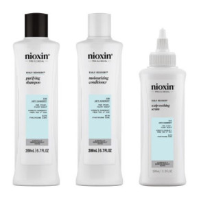 Nioxin Scalp Recovery Kit Galvos odos atstatymo rinkinys pleiskanotai galvos odai 200ml+200ml+100ml