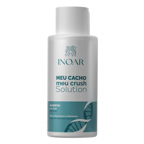 Inoar Meu Cacho Meu Crush Solution Conditioner Kondicionierius garbanotiems pažeistiems plaukams 500ml