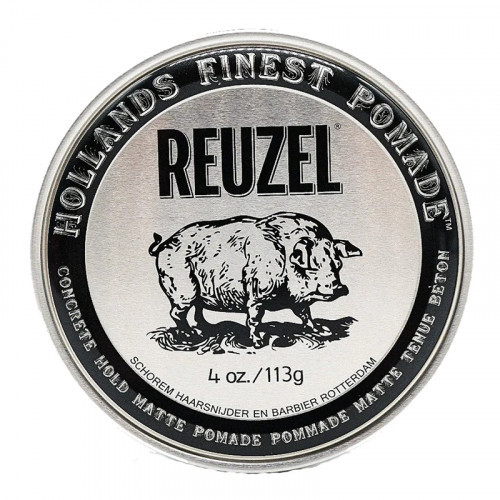 Reuzel Concrete Hold Matte Pomade Itin stiprios fiksacijos plaukų formavimo pomada 35g